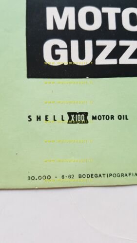 Moto Guzzi Motozappa 110 1962 depliant originale italiano