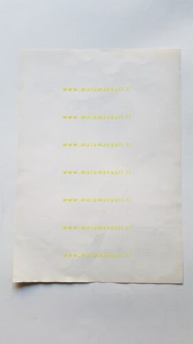 Moto Guzzi Motozappa 110 1962 depliant originale italiano