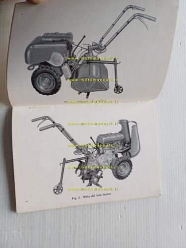 Moto Guzzi Motozappa 110 1962 manuale uso manutenzione libretto originale