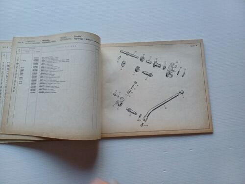 Moto Guzzi Motozappa 110 2a serie 1963 catalogo ricambi ORIGINALE