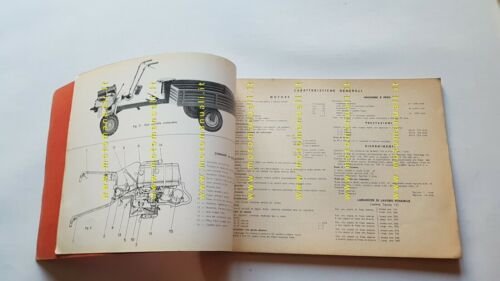 Moto Guzzi Motozappa 110 senza ruote motrici 1965 catalogo ricambi …