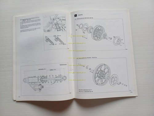 Moto Guzzi Nevada 350-750-SP-Targa Varianti Manuale Officina V35-50-65 originale