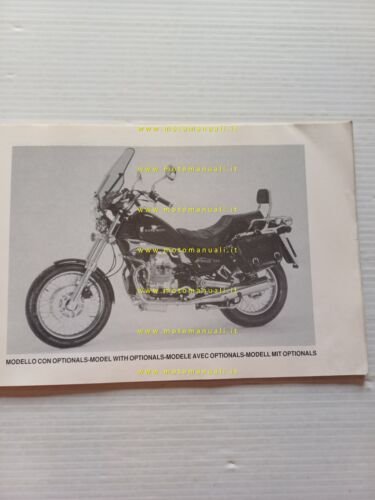 Moto Guzzi Nevada 350-750 VARIANTI 1997 manuale uso manutenzione originale