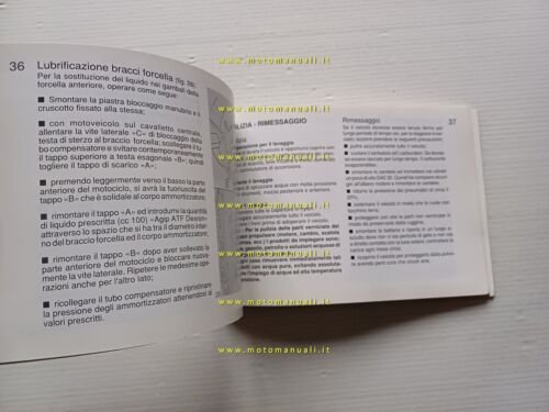 Moto Guzzi Nevada 750 1991 manuale uso manutenzione libretto originale