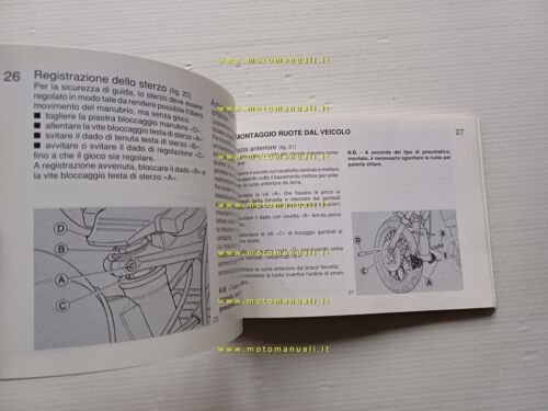 Moto Guzzi Nevada 750 1991 manuale uso manutenzione libretto originale