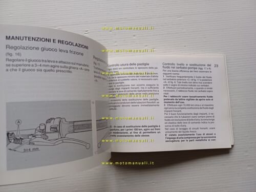 Moto Guzzi Nevada 750 1991 manuale uso manutenzione libretto originale