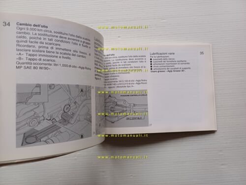 Moto Guzzi Nevada 750 1998 manuale uso manutenzione libretto originale