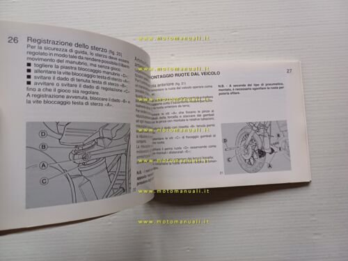 Moto Guzzi Nevada 750 1998 manuale uso manutenzione libretto originale