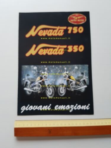 Moto Guzzi Nevada 750 350 1994 depliant originale ITALIANO