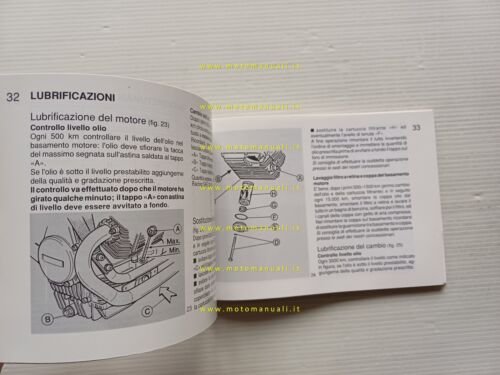 Moto Guzzi Nevada 750 manuale uso manutenzione originale