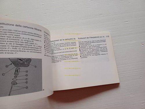 Moto Guzzi Nevada Club 350 - 750 manuale uso manutenzione …