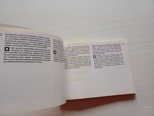 Moto Guzzi Nevada Club 350 - 750 manuale uso manutenzione …