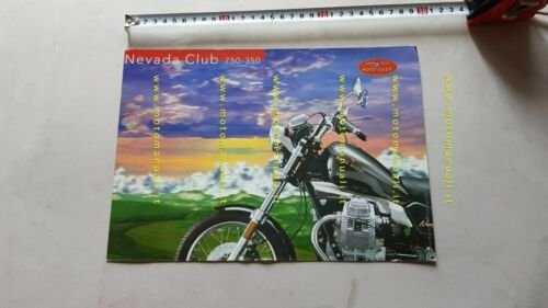 Moto Guzzi Nevada Club 750 - 350 1998 depliant originale …