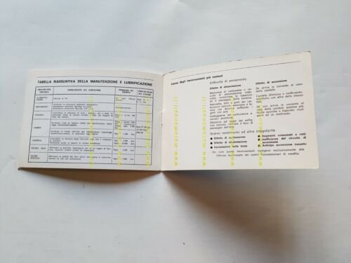 Moto Guzzi Nibbio 50 1974 manuale uso originale owner's manual