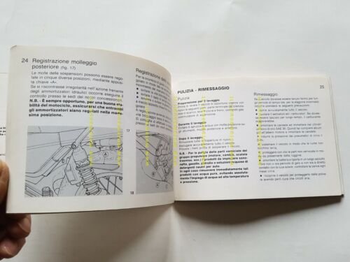 Moto Guzzi NTX 350 - 650 1987 manuale uso manutenzione …