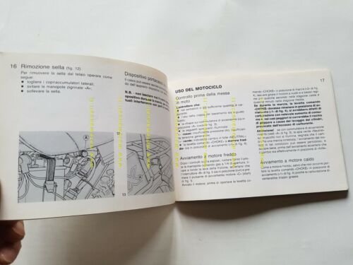 Moto Guzzi NTX 350 - 650 1987 manuale uso manutenzione …