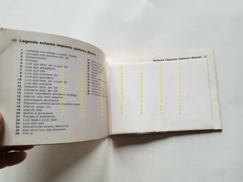 Moto Guzzi NTX 350 - 650 1987 manuale uso manutenzione …