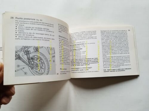 Moto Guzzi NTX 350 - 650 1987 manuale uso manutenzione …