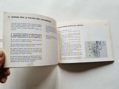 Moto Guzzi NTX 350 - 650 1987 manuale uso manutenzione …