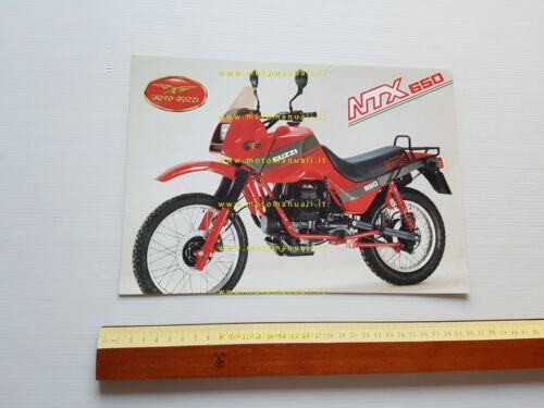 Moto Guzzi NTX 650 1987 depliant italiano originale