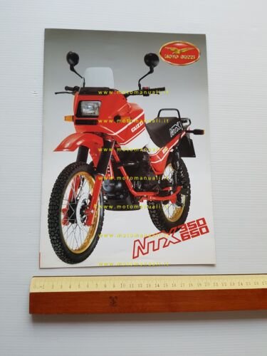 Moto Guzzi NTX 650-350 1987 depliant italiano originale