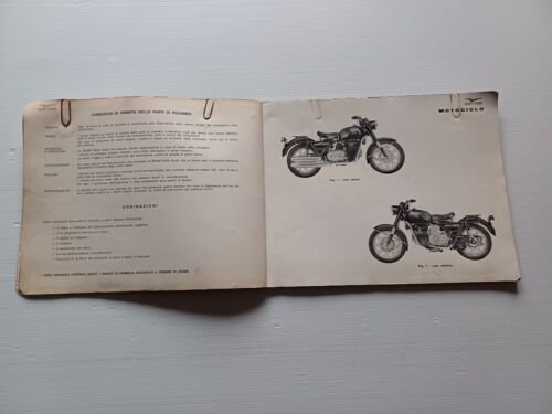 Moto Guzzi Nuovo Falcone 500 1970 catalogo ricambi originale spare …