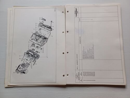 Moto Guzzi Nuovo Falcone 500 1976 catalogo ricambi originale spare …