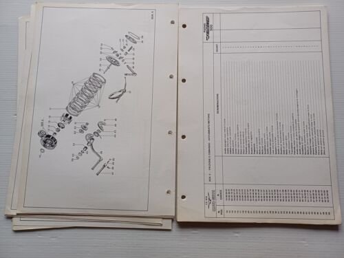 Moto Guzzi Nuovo Falcone 500 1976 catalogo ricambi originale spare …