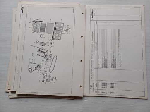 Moto Guzzi Nuovo Falcone 500 1976 catalogo ricambi originale spare …