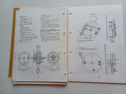 Moto Guzzi Nuovo Falcone 500 1976 manuale officina italiano originale