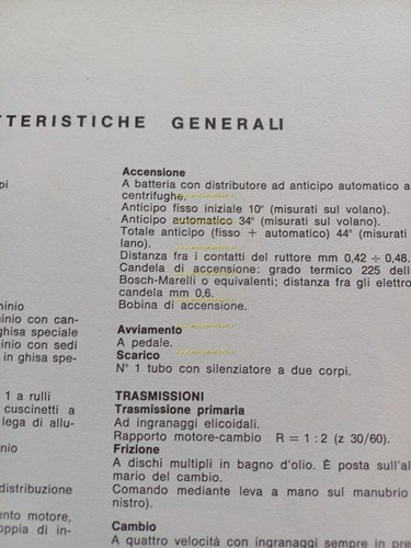 Moto Guzzi Nuovo Falcone 500 1976 manuale officina italiano originale