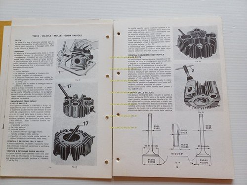 Moto Guzzi Nuovo Falcone 500 1976 manuale officina italiano originale