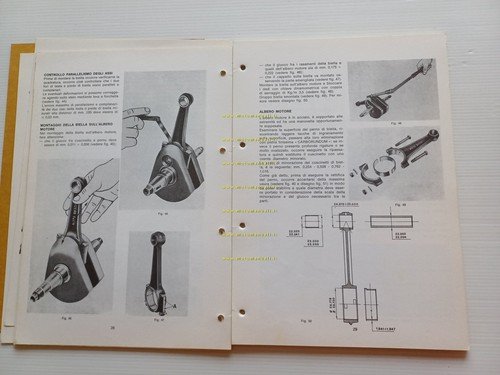 Moto Guzzi Nuovo Falcone 500 1976 manuale officina italiano originale