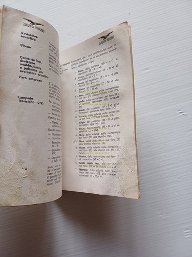 Moto Guzzi Nuovo Falcone 500 Militare 1970 manuale uso manutenzione …