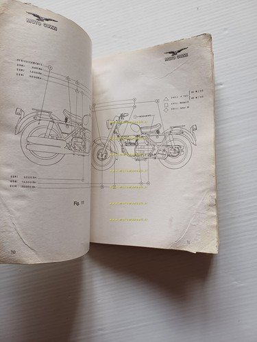 Moto Guzzi Nuovo Falcone 500 Militare 1970 manuale uso manutenzione …