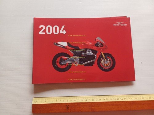 Moto Guzzi presentazione modelli 2004 cartella stampa originale press release