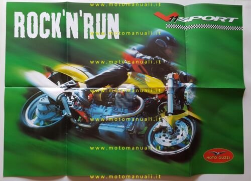 Moto Guzzi produzione 2000 - V11 Sport depliant poster originale