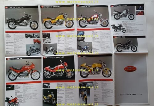 Moto Guzzi produzione 2000 - V11 Sport depliant poster originale