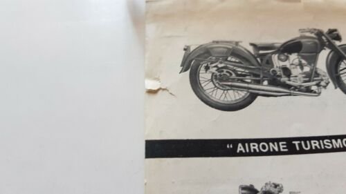 Moto Guzzi produzione modelli 1954 depliant originale brochure