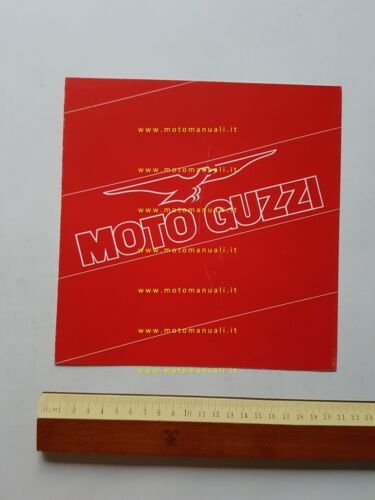 Moto Guzzi produzione modelli 1985-86 depliant originale italiano