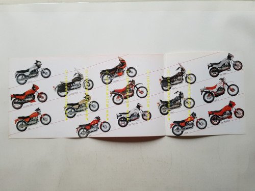 Moto Guzzi produzione modelli 1985-86 depliant originale italiano