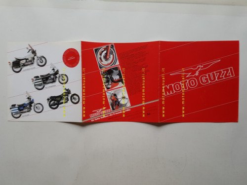 Moto Guzzi produzione modelli 1985-86 depliant originale italiano