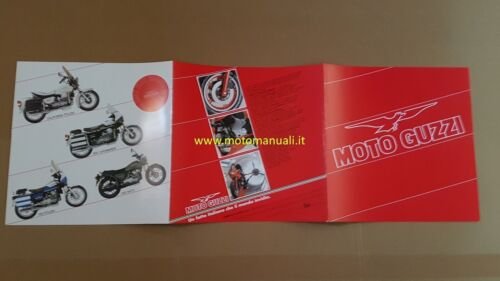 MOTO GUZZI Produzione modelli 1985 depliant originale motorcycle brochure