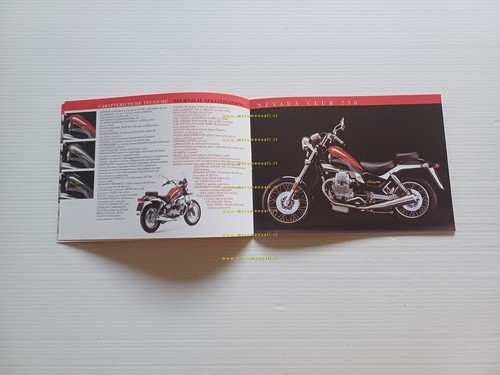 Moto Guzzi produzione modelli 1998 depliant ITALIANO originale