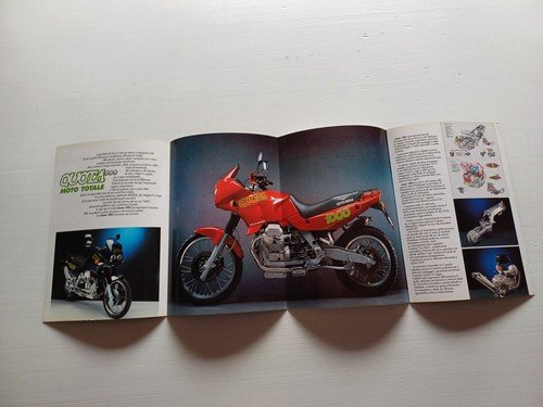MOTO GUZZI Quota 1000 1992 depliant italiano originale