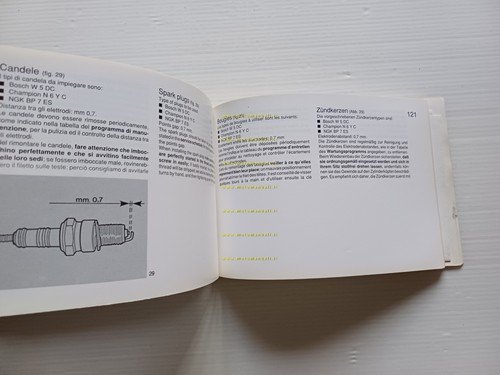 Moto Guzzi Quota 1000 1992 manuale uso manutenzione libretto originale