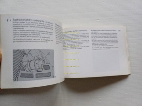 Moto Guzzi Quota 1000 1992 manuale uso manutenzione libretto originale