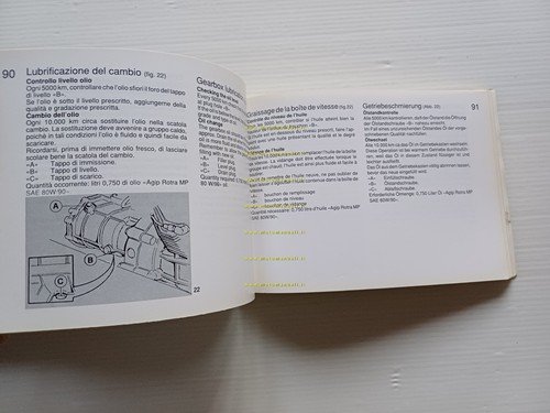 Moto Guzzi Quota 1000 1992 manuale uso manutenzione libretto originale