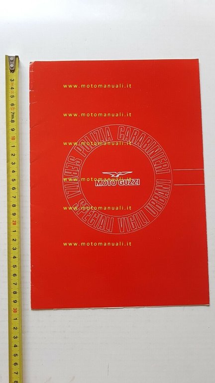 MOTO GUZZI Servizi Speciali Polizia 1991 depliant originale motorcycle brochure