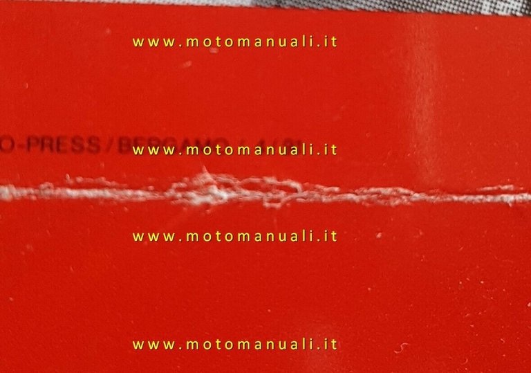 MOTO GUZZI Servizi Speciali Polizia 1991 depliant originale motorcycle brochure